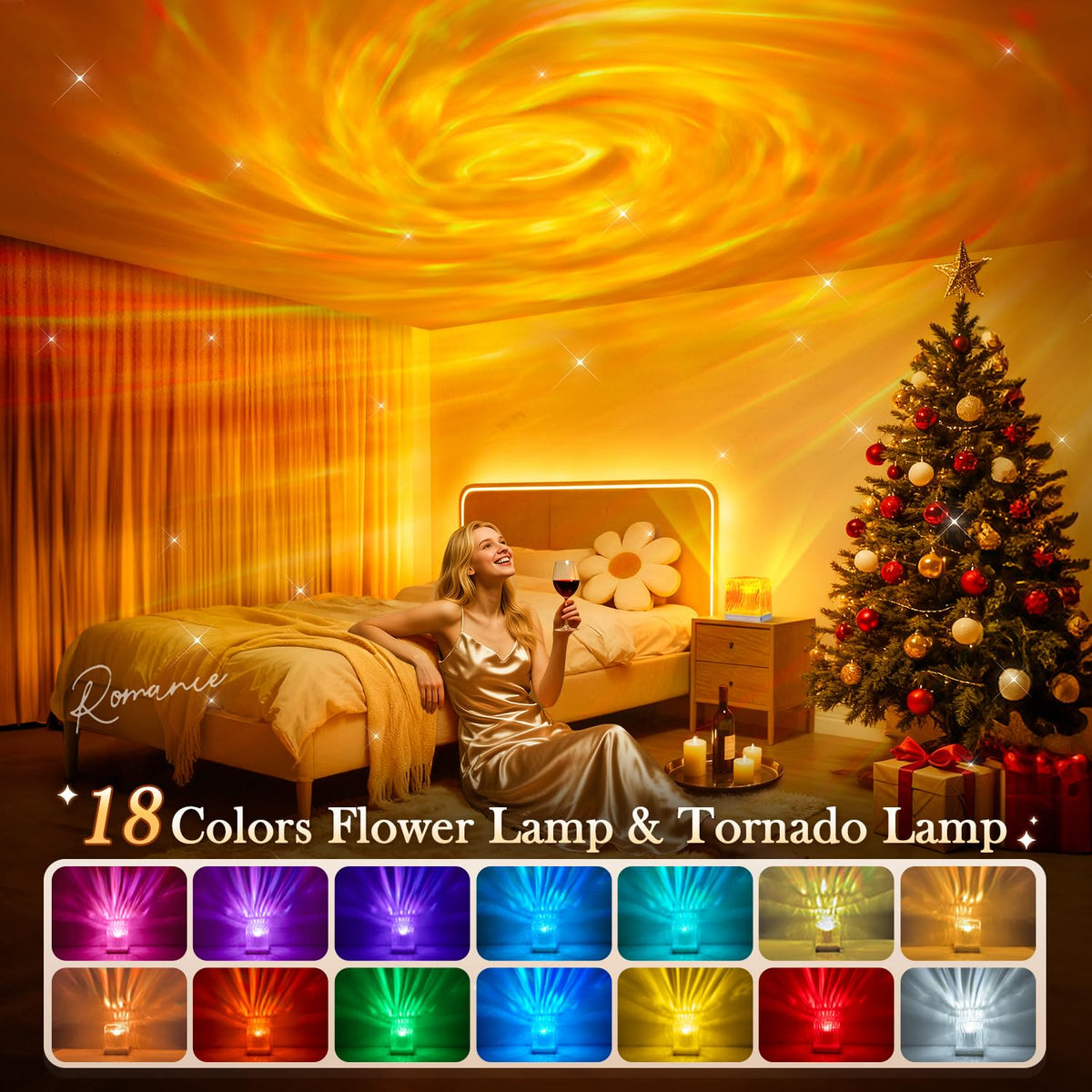 Galaxy Projector for Bedroom (Purple)