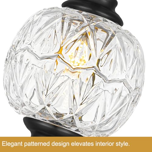 Black Farmhouse Pendant Light Fixture Island Pendant Lights 2 Pack (Black)