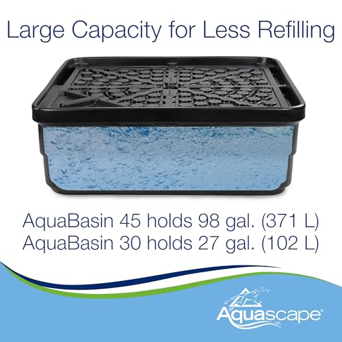 AquaBasin 45 Fountain and Water Feature Basin for Landscape and Garden (98 gallon)