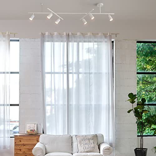 West 64" 6 Light Track Lighting (Matte White, West)