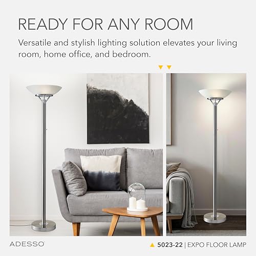 2 Light Floor Lamp