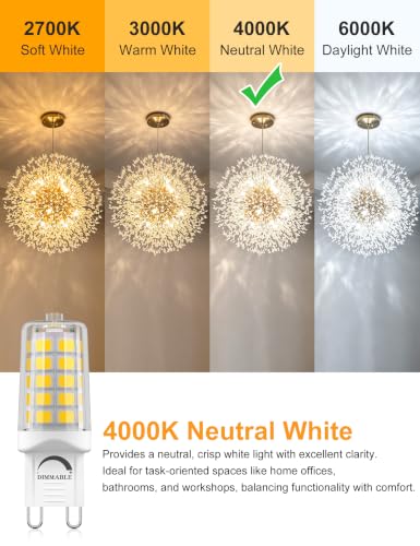 24 Pk G9 LED 4W