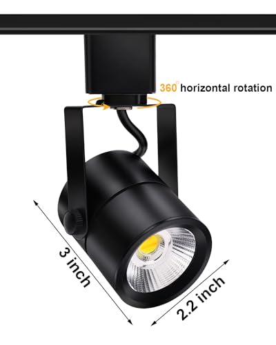 12 Pack LED Track Lighting Heads with Remote