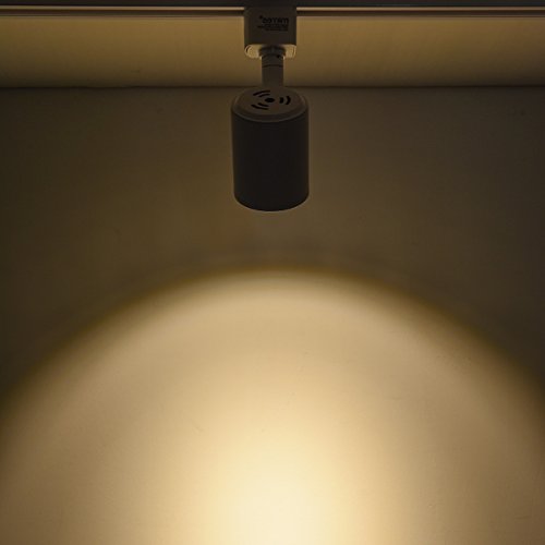 6 Pack H Type White LED Track Lighting Heads 6.5W 3000K Warm White (3000K Warm White)