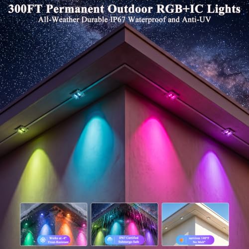 300FT RGB+IC Permanent Outdoor Lights (300FT)