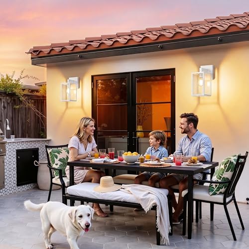 Outdoor Wall Light (White)