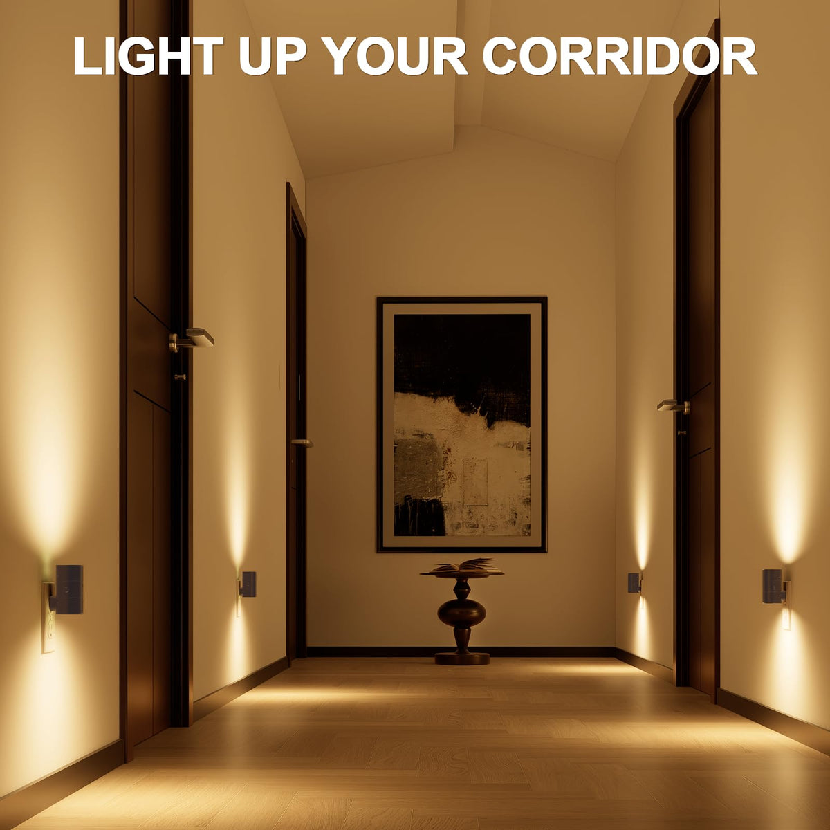 Night Lights Plug into Wall (Black-Warm White/Neutral White/Cool White / 2 Pack)