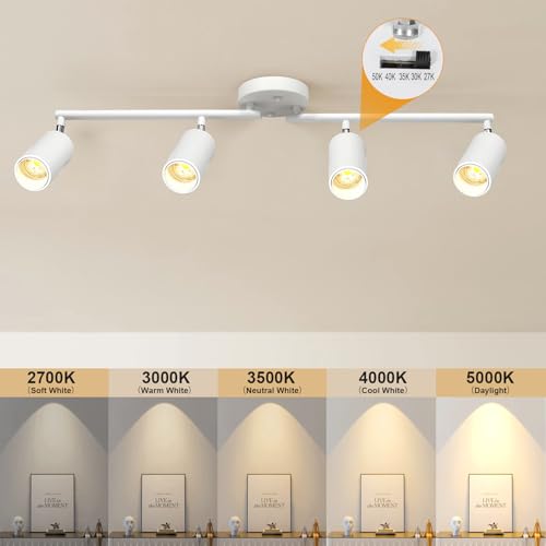 LED Track Lighting Kit 48W Track Light (White)