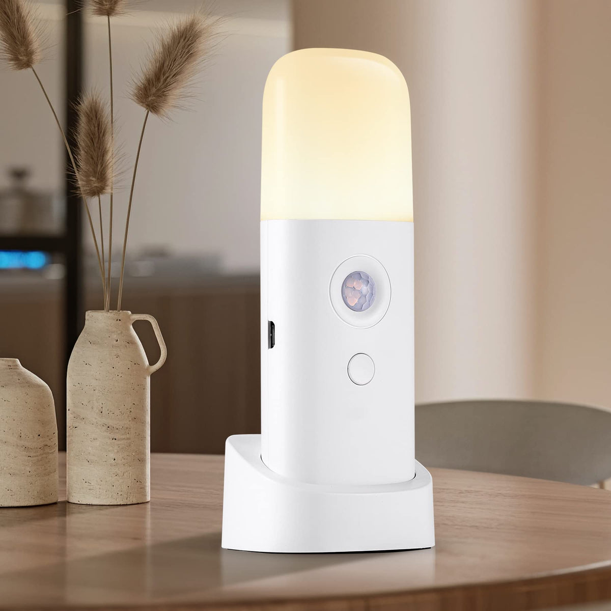 Rechargeable Motion Sensor Night Light (Cool White_6000K)