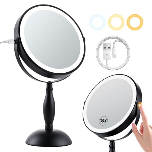 Magnifying Mirror with Lights