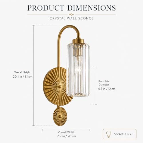 Modern Luxury Crystal Wall Sconce