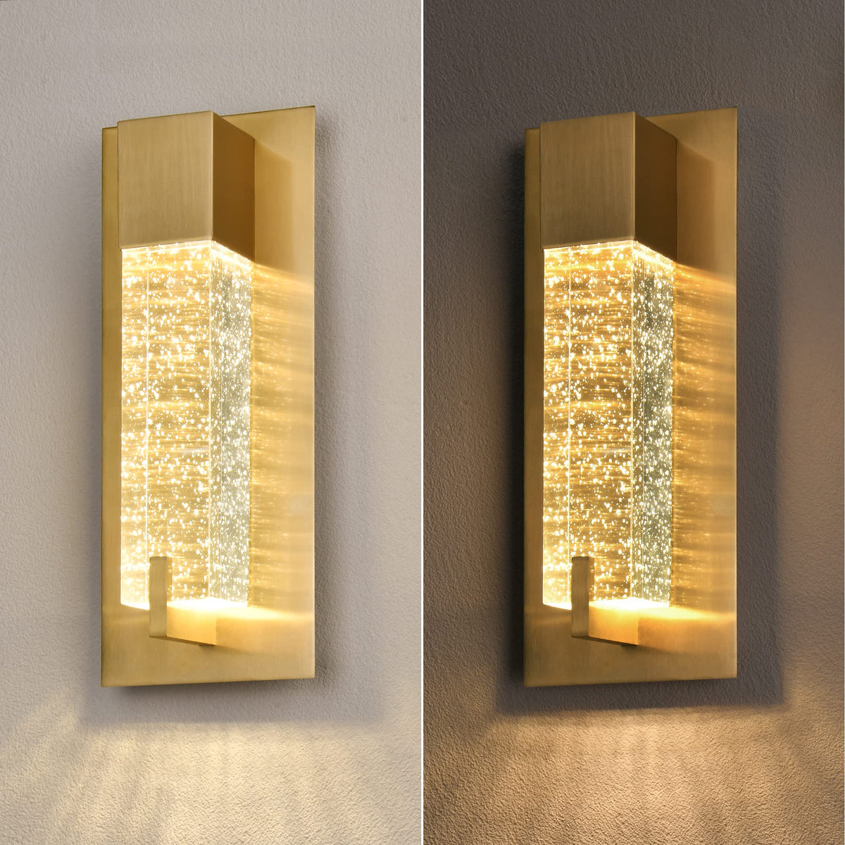 LED Wall Sconce Light (Gold 11")
