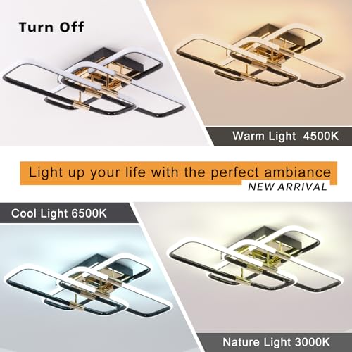Modern LED Ceiling Lights for Living Room (Closed to Ceiling / L43.31'')