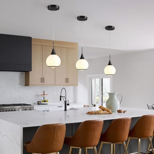 Pendant Light Fixtures Kitchen (Black / 1 Pack-6inch)