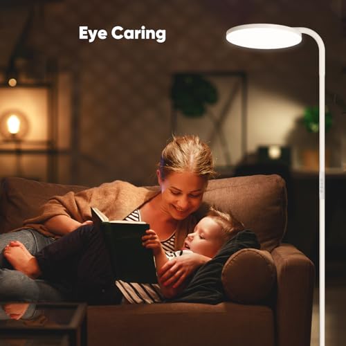 36W LED Floor Lamp (White)