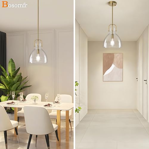 Modern Glass Shade Pendant Light Kitchen Island