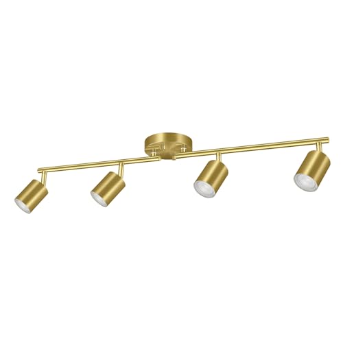 Track Lighting Ceiling Fixture Gold (Gold / 29.9" 4 Light Track Light)