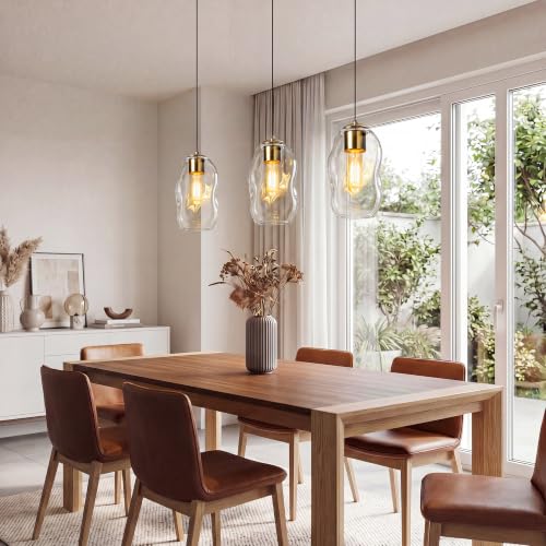 Pendant Lights Kitchen Island (Gold-11.4"H / 3 Pack)