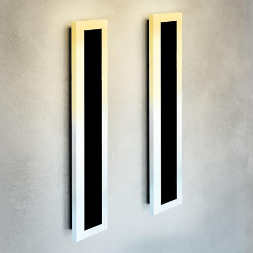 36" LED Linear Wall Sconce 2 Pack (Black)