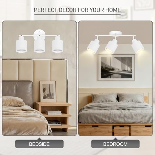 3 Light Led Track Lighting (3 light White)