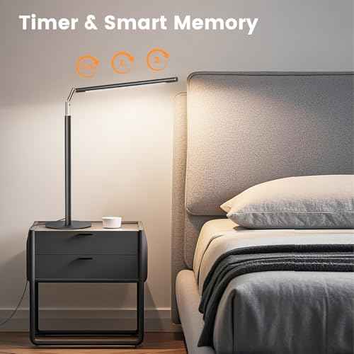 Metal LED Desk Lamp (Black)