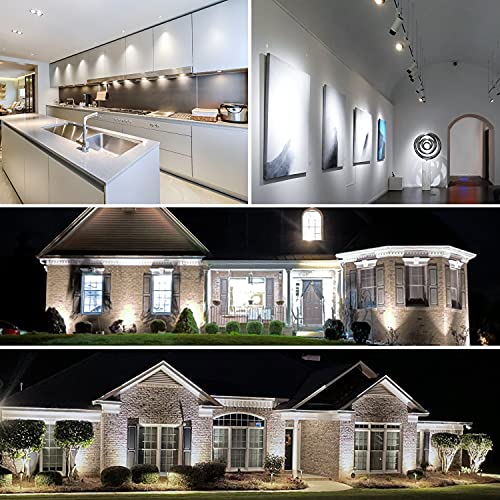 12 Pack MR16 LED Bulbs 5W GU5.3 12V Spotlight (Neutral White)