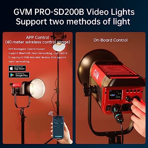 GVM LED Video Light Studio (200W)