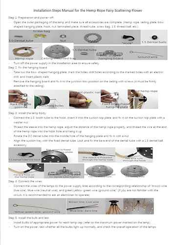 E27 Hemp Rope Pendant Light (10 Head)