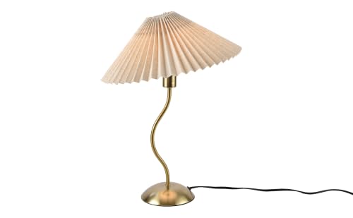 Small Pleated Table Lamp (Copper)