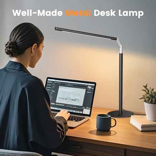 Metal LED Desk Lamp (Black)