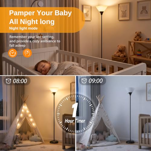 Floor Lamp for Living Room (Black)
