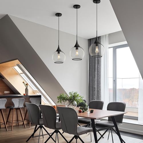 Pendant Lights Kitchen Island (Black / 3 Pack-10inch)