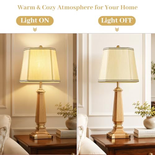Gold Rectangle Lamp Shades Set of 2 for Table Lamp (Gold)