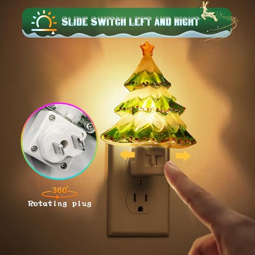Christmas Tree Night Light (Christmas Tree-3000K / 1 Pack)