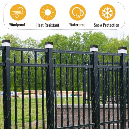 30 Pack Solar Post Cap Lights (Warm Yellow)