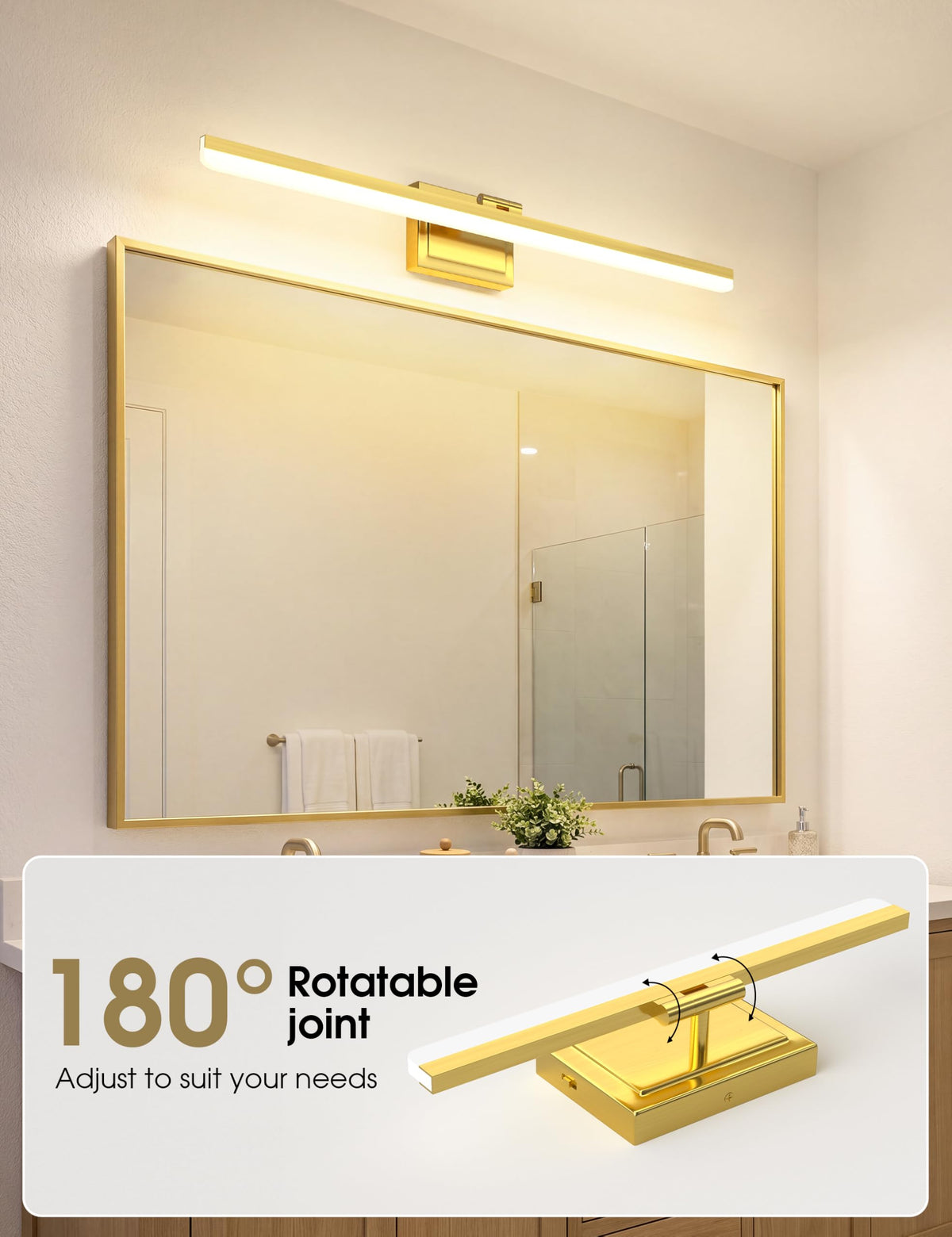 Modern Bathroom Vanity Light 31.5 inch (Gold / 31.5 inch)