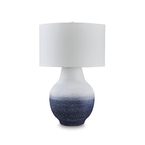 Dashland Coastal Table Lamp (White/Navy / Table Lamp)