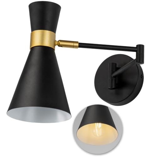 OSYNNIQ Wall Sconce Light with Adjustable Swing Arm for Bedside Reading (STYLE 2)