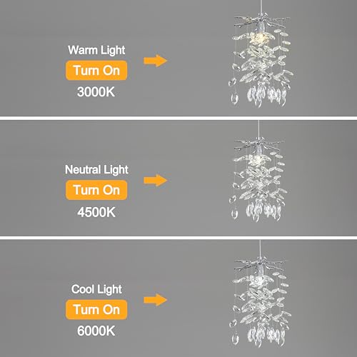 Modern K9 Crystal Tree Branches Chandelier (Silver / Round 8.5")