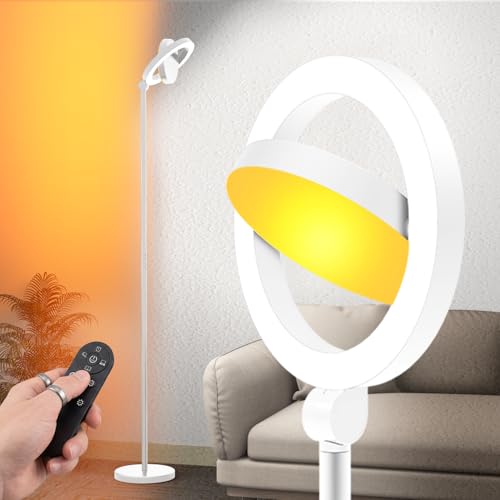 36W 2500lm Bright LED Floor Lamp for Living Room (White)