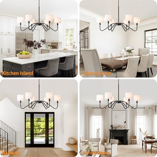 Modern 6 Light Chandelier