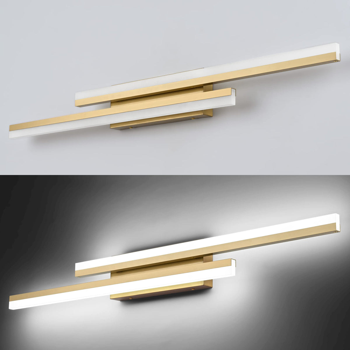 40" LED Bathroom Vanity Light (Gold-Dimmable / 40inch)
