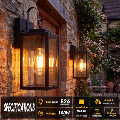 15" Dusk to Dawn Porch Light (15'' 1 PACK / Black)