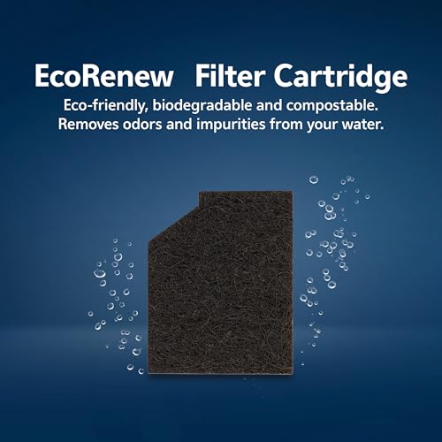 Aquarium Starter Kit with Smart Clean Filtration and LED Lighting (Black / 10 Gallon)