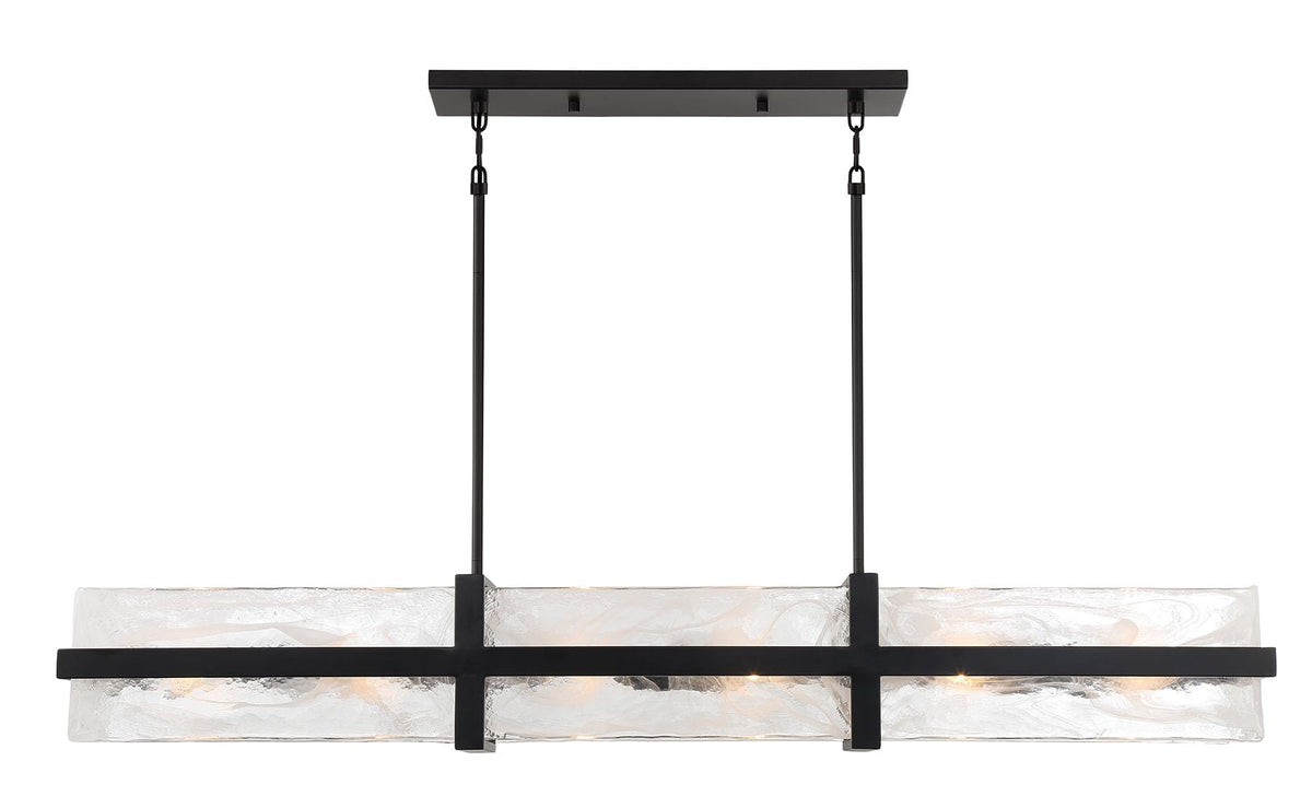 3617 66A Cloud Break Cloud Glass Island Light (48" Long)