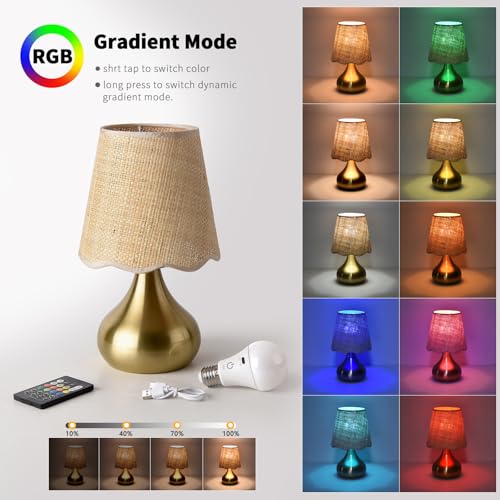 Cordless Table Lamp Rechargeable (Gold / Cordless)