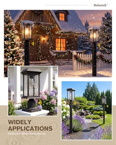 Outdoor Solar Post Lights (POST MOUNT X 1 (SOLAR))