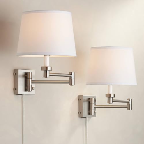 Vero Brushed Nickel Swing Arm Plug