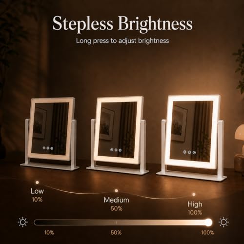 LED Vanity Makeup Mirror with Lights for Women and Mom