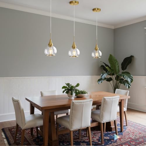 Pendant Light Fixtures Kitchen (Gold / 2 Pack-6inch)
